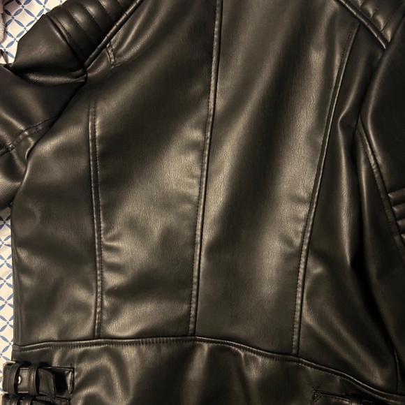 Zara leather biker jacket - Picture 4 of 4